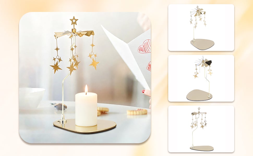 spinning candle holder
