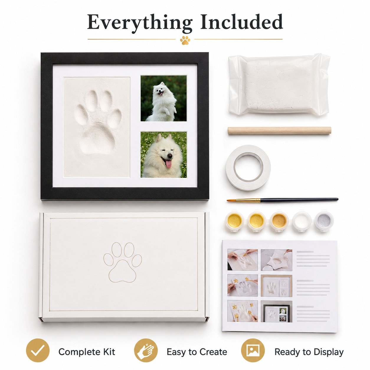 Pet Paw Print Kit Specs