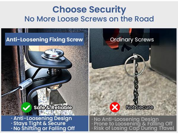 Safoner Aluminum RV Bumper End Caps for Sewer Hose Storage | Must-Have RV Camper Essential Accessories