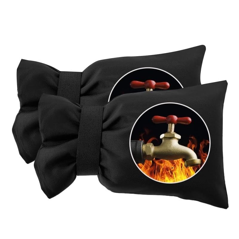 ❄️🚰Abdeckungen für Außenwasserhähne zum Schutz vor Frost im Winter (✨2-in-1-Abdeckung für Wasserhähne und Schlösser)