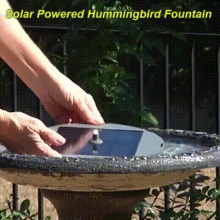 Solar fountain changing between multiple spray styles