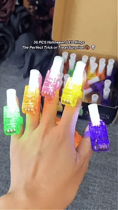 Halloween Finger Projector Lights