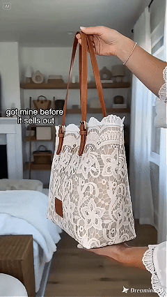 Vintage Lace Bag Display