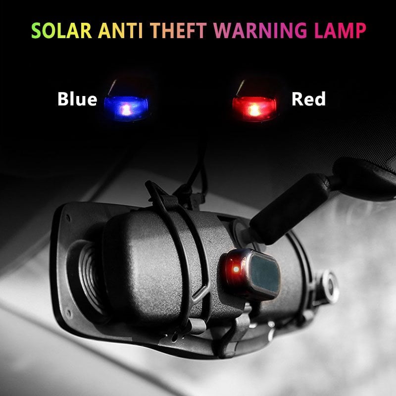solar antitheft antitheft light in the car