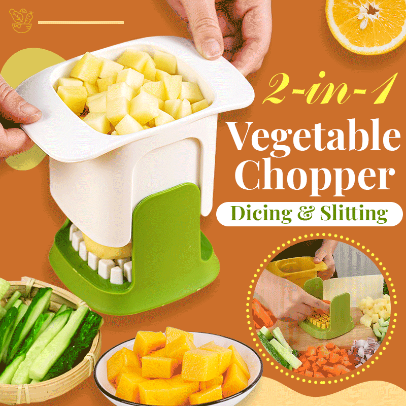 2in1 Vegetable Chopper Dicing & Slitting Signifye