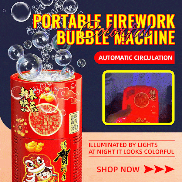 🎉🎉Portable Firework Bubble Machine🎉🎉 Signifye