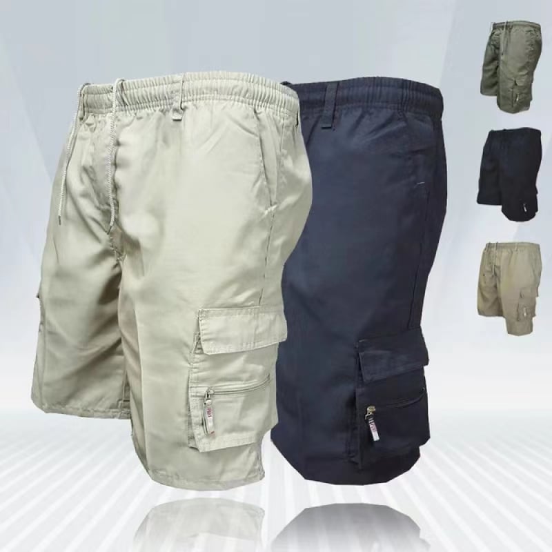 Men's Zipper Pockets Hiking Athletic Running Shorts Signifye