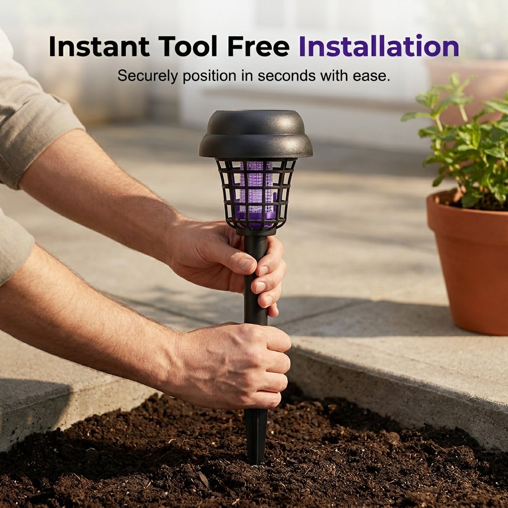 Easy ground stake installation