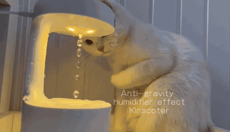 800ml Air Humidifier Home Anti-gravity Water Droplets Ultrasonic Cool Mist  Maker Fogger With Led Display Office Bedroom Desktop - Humidifiers -  AliExpress