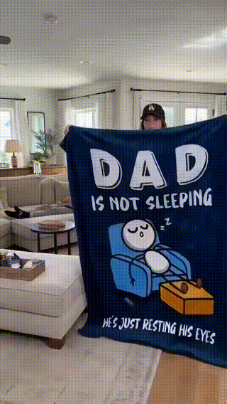 Dad blanket display