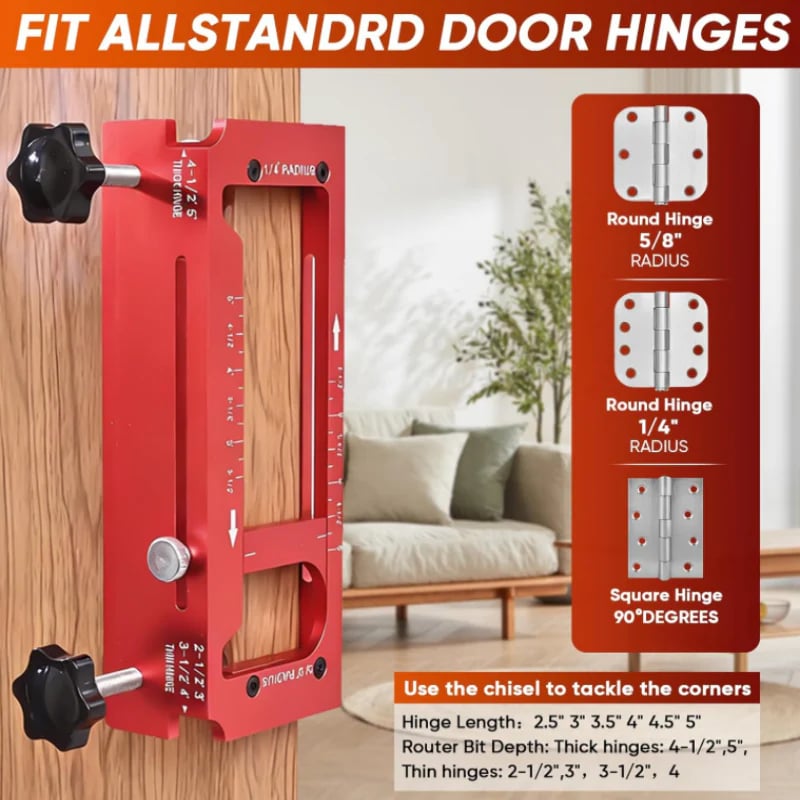 Wide Hinge Compatibility