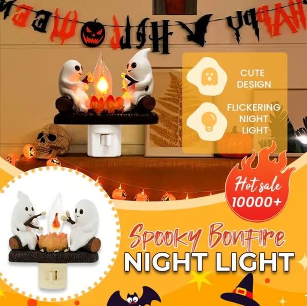 Last Day 50%OFF🔥2025 Ghost Campfire Nightlight👻✨