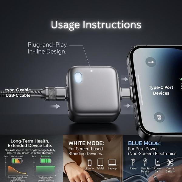 140W Physical-Disconnect Battery Guard, auto&self eject charger,Smart Auto-Stop Charging Accessory for Mobile Smartphones & Handheld Devices, Anti-Overcharge Protection for Safe Overnight Charging, Universal for Phones Laptops Tablets,motherday gift 140W Physical-Disconnect Battery Guard, auto&self eject charger,Smart Auto-Stop Charging Accessory for Mobile Smartphones & Handheld Devices, Anti-Overcharge Protection for Safe Overnight Charging, Universal for Phones Laptops Tablets,motherday gift