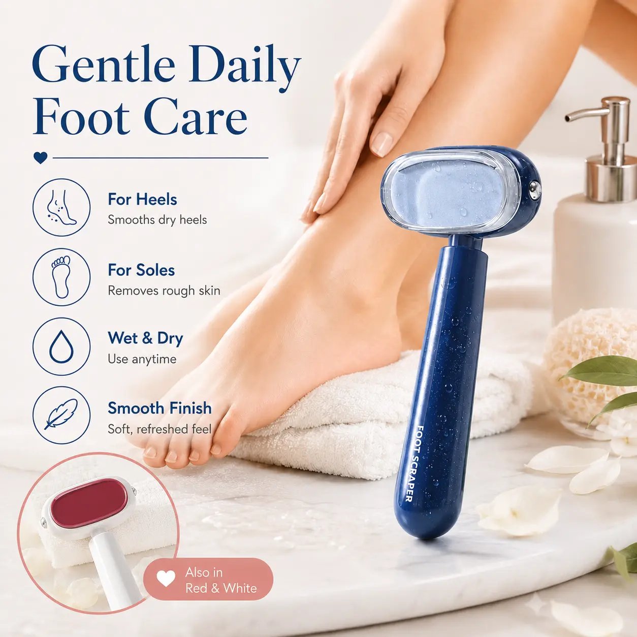 At home foot care routine