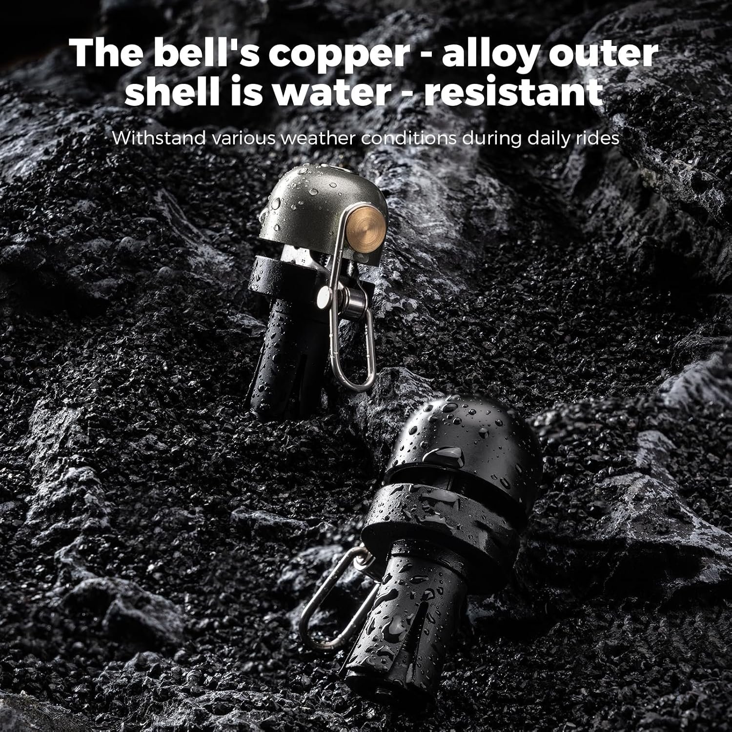 Copper alloy rust resistant bicycle bell