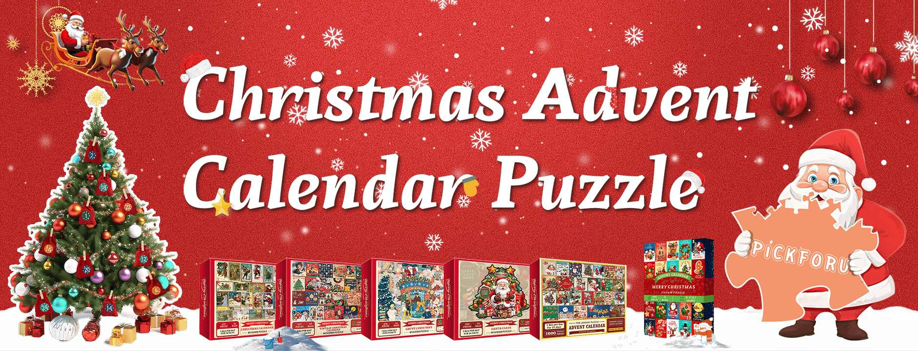 Christmas Advent Calendar Jigsaw Puzzle