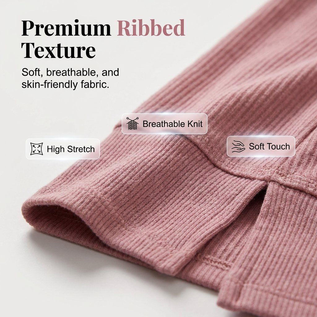 Soft fabric texture of the V-neck hoodie