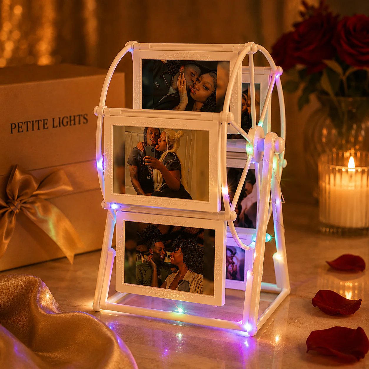 Photo frame dimensions showing a 5 inch 13.2 by 9.5 centimeter photo insert
