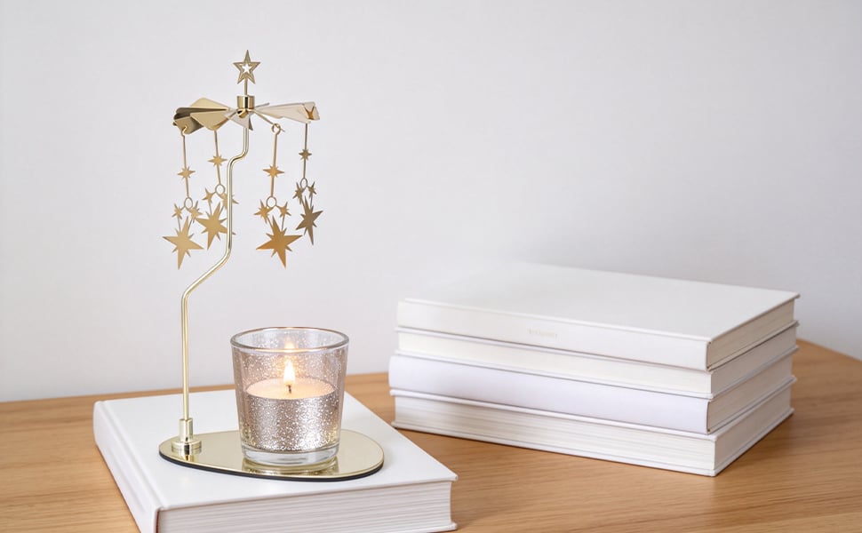 spinning candle carousel