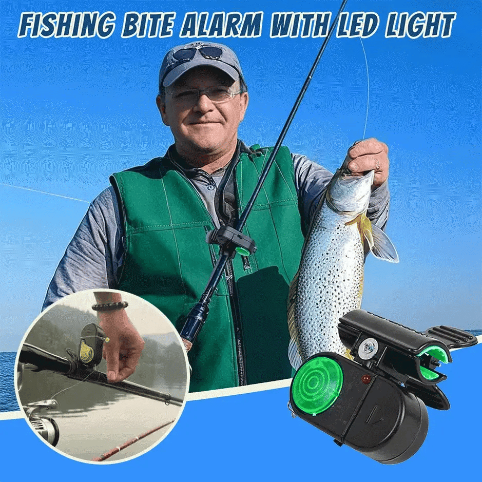 🔥Last Day 49% OFF -🎣Fishing Bite Alarm with LED Light