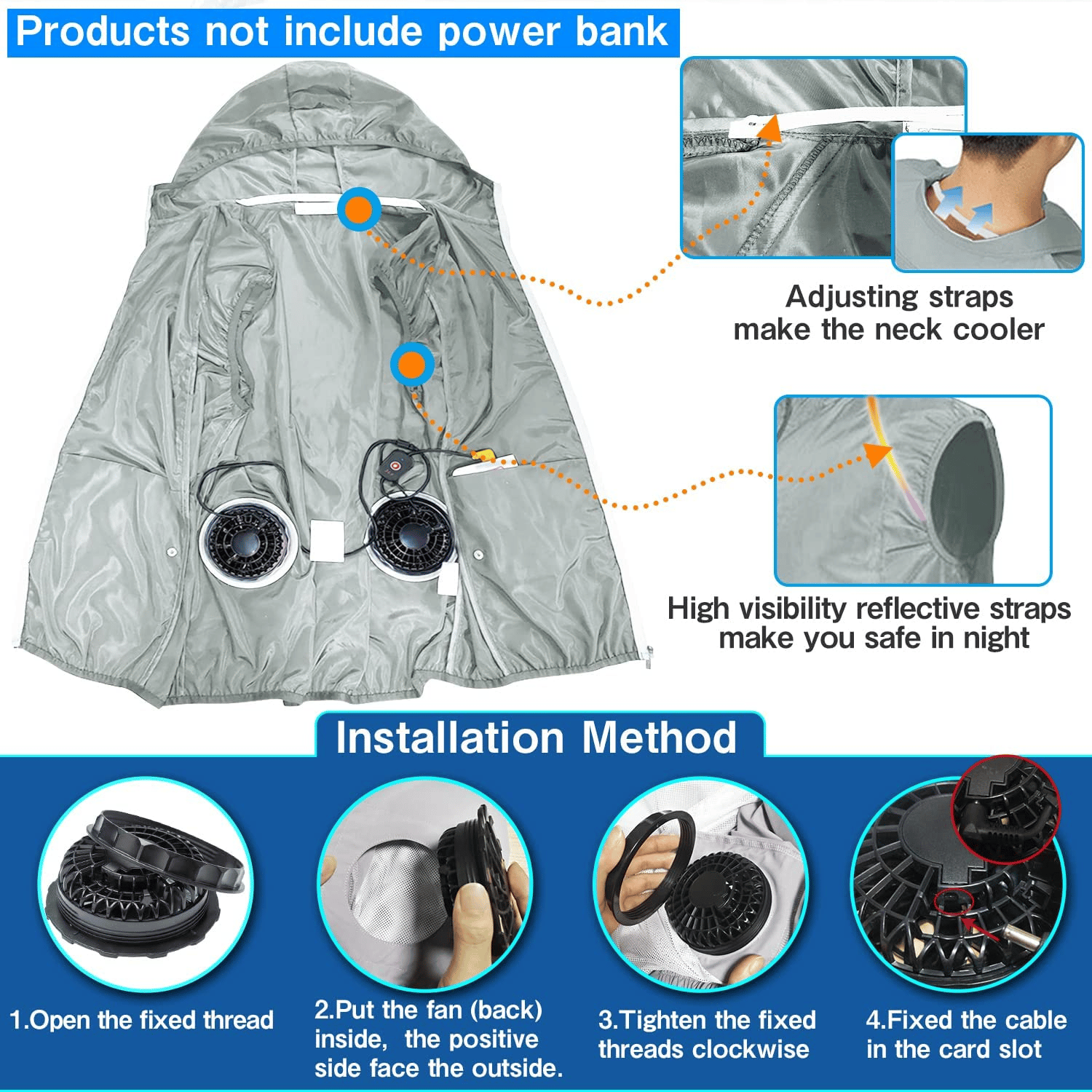 Cooling Jacket for Men and Women