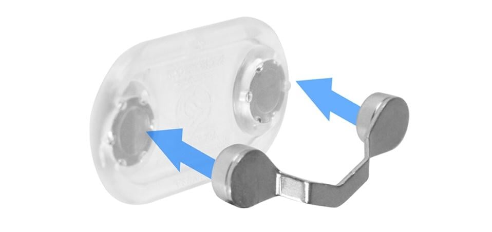 Magnetic Glasses Holder - Premium Strength Magnetic Hold - Fits All Frames - Lifetime Warranty - Made in USA - Secures and Protects Readers, Sunglasses, Blue Light Glasses, or Safety Glasses