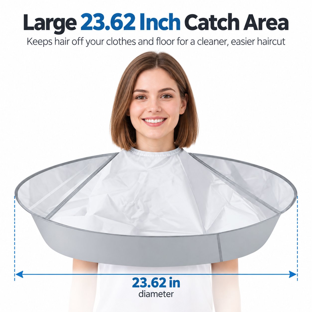 Waterproof easy-clean hair cutting cape