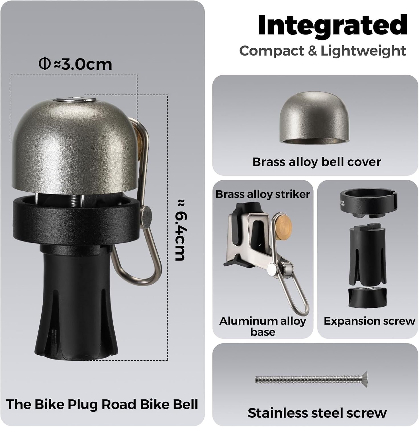 22.2mm bar end bike bell fit and installation
