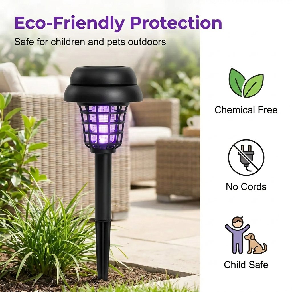 Safe pet friendly kid friendly insect zapper