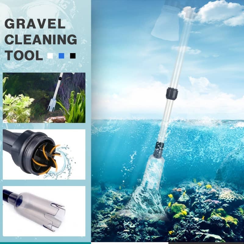 How to use electric aquarium gravel cleaner