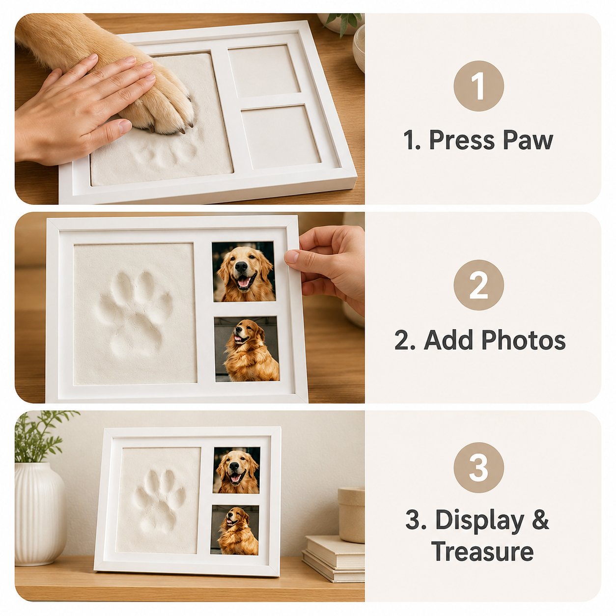 How to Create Pet Paw Print Keepsake
