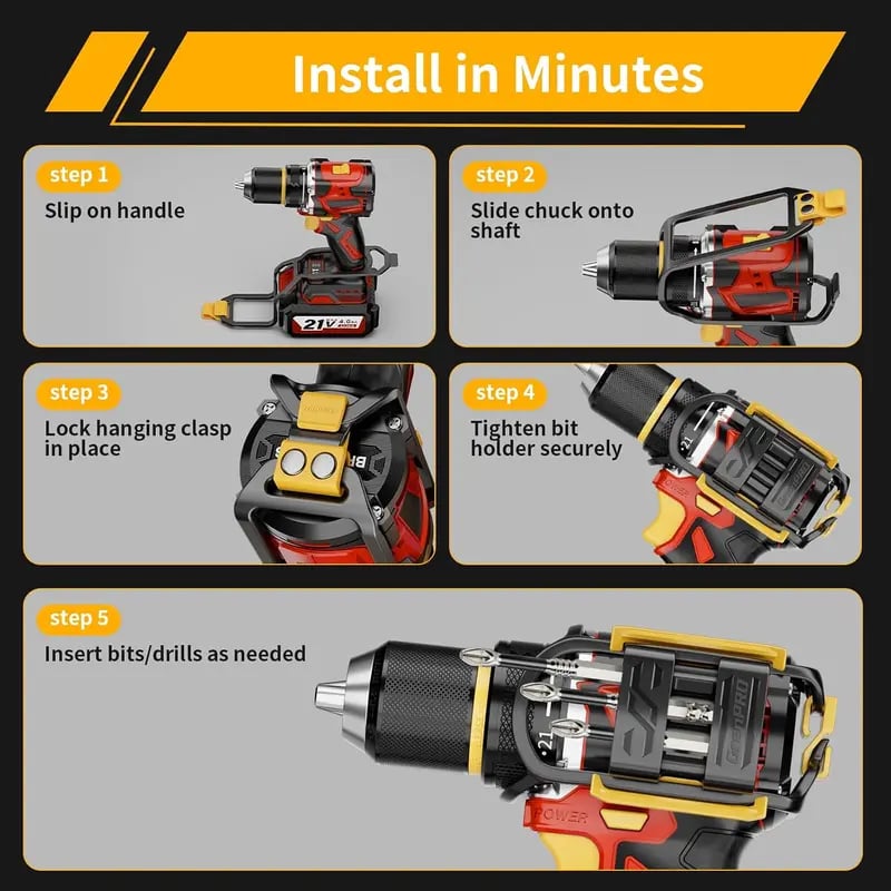 Tool-Free Quick Installation