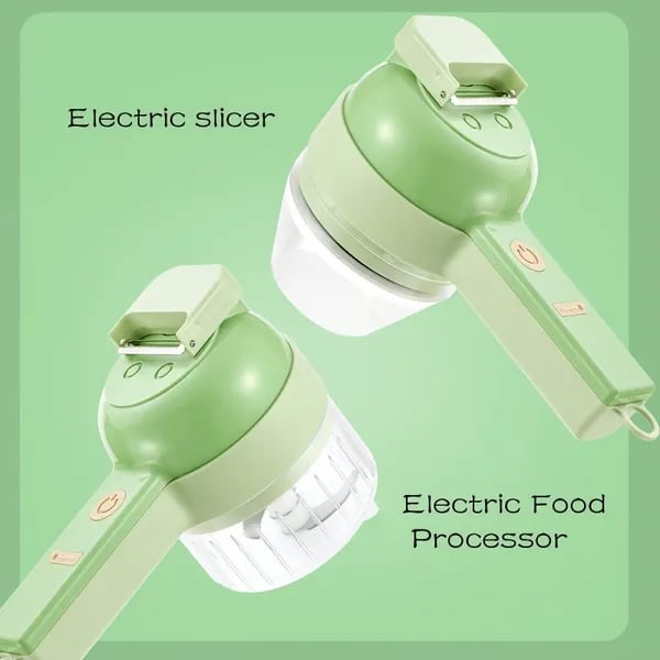 Ergonomic handheld electric food chopper