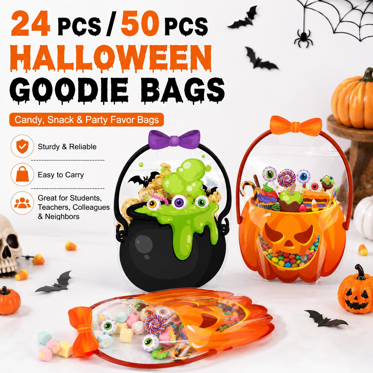 Halloween goodie bags for parties classrooms and trick or treating