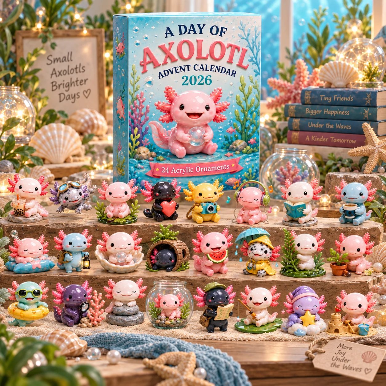 A Day Of Axolotl Advent Calendar Christmas gift