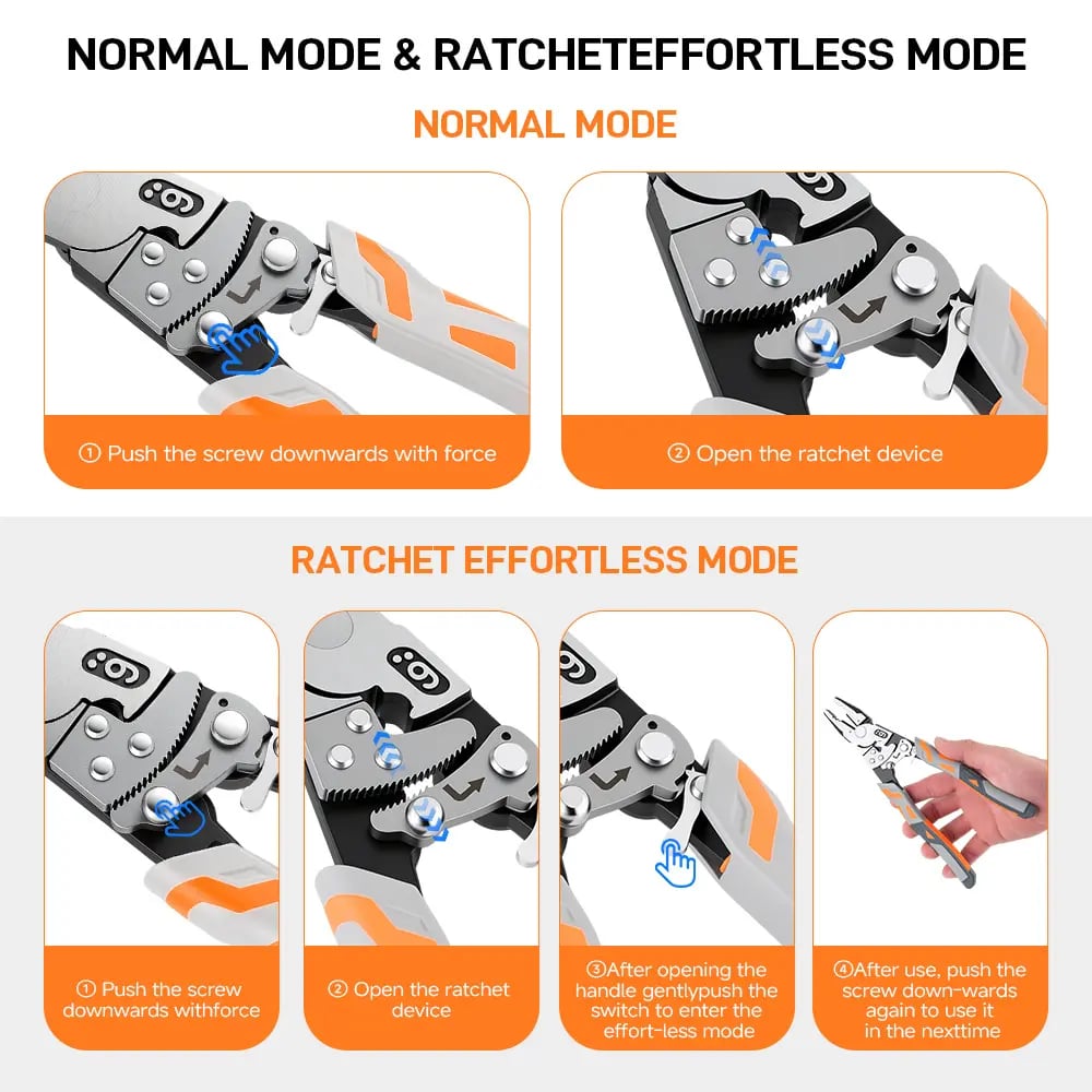 Normal and ratchet modes