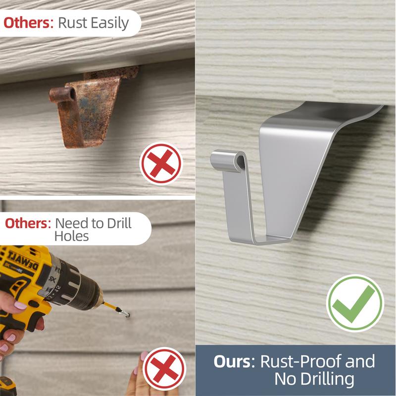 304 stainless steel siding hooks