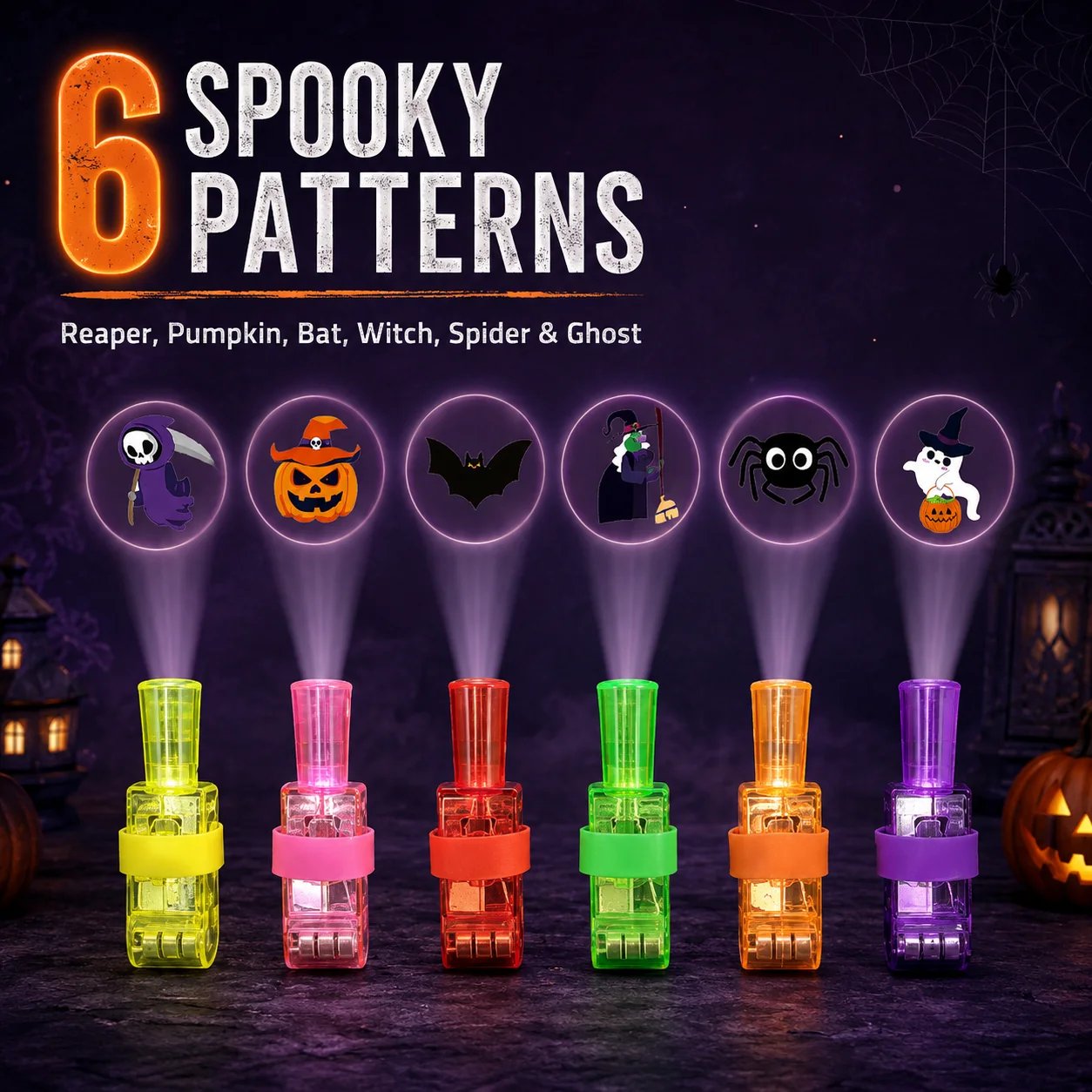 Halloween projector patterns