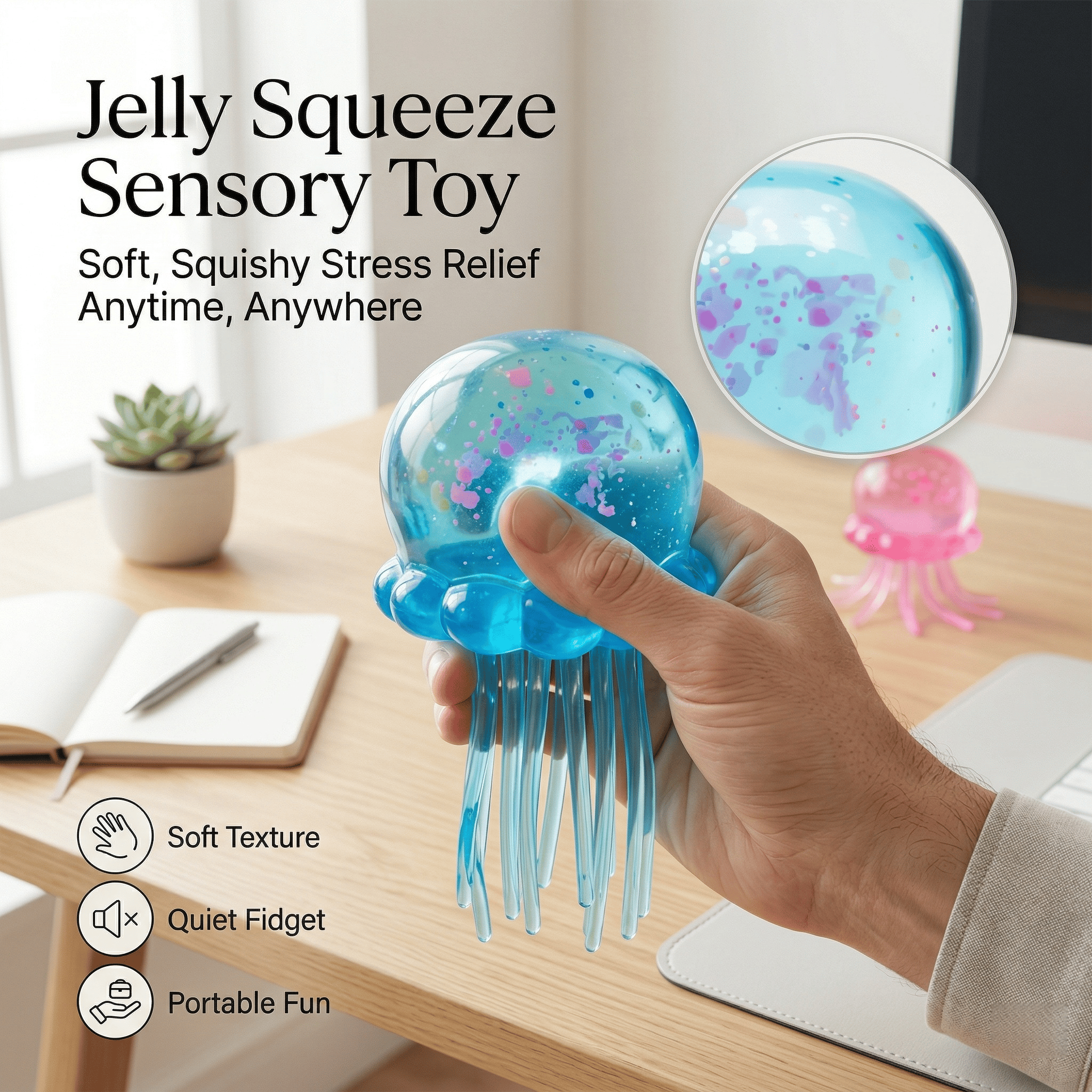Jelly Squeeze Toy — Stress Relief