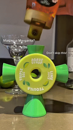 Margarita jigger demonstration