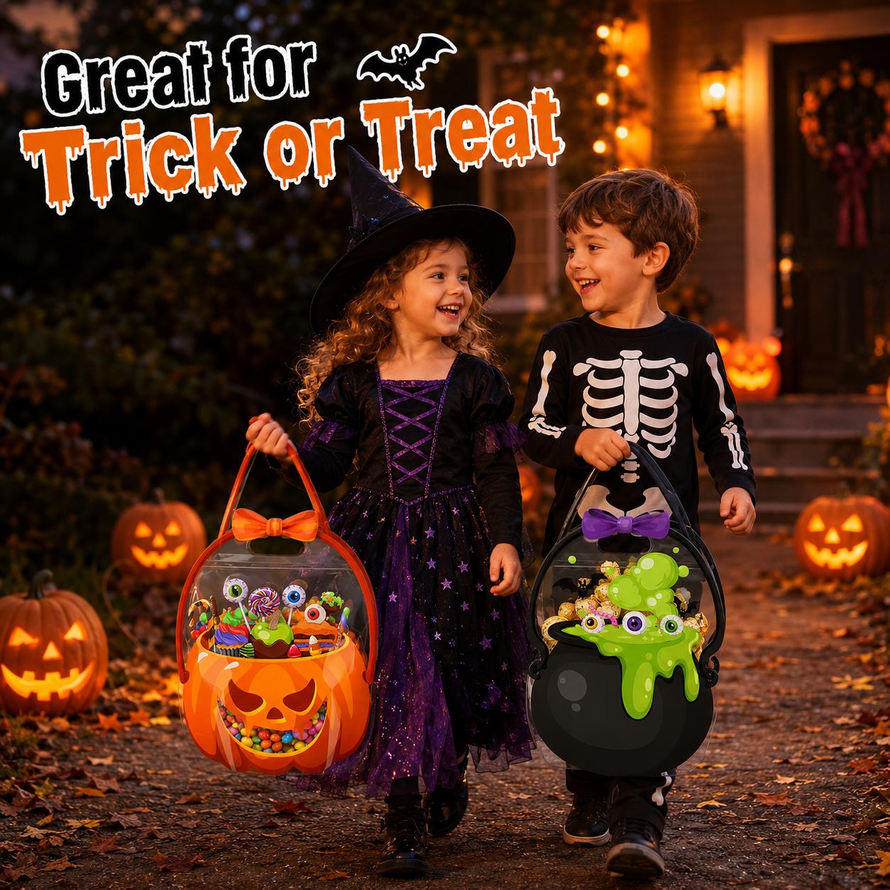 Five Halloween goodie bag designs