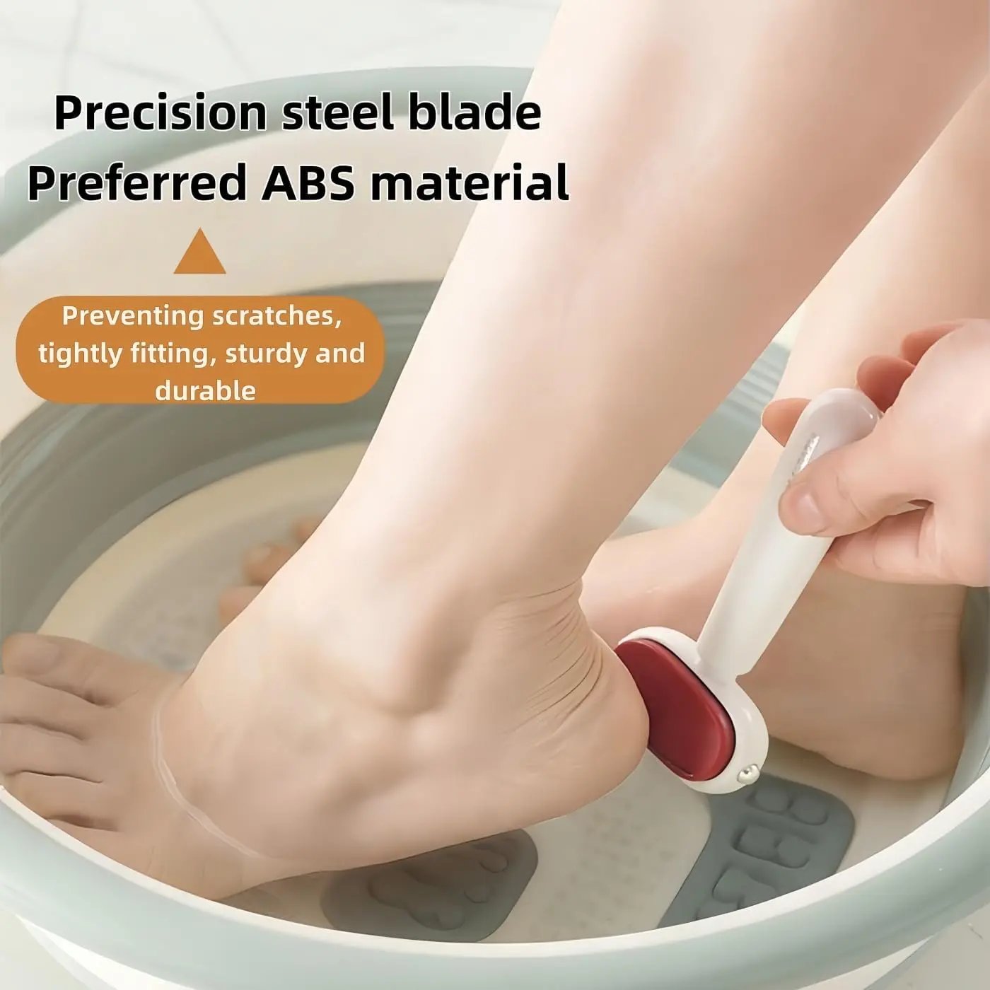 Stainless steel foot scraper construction