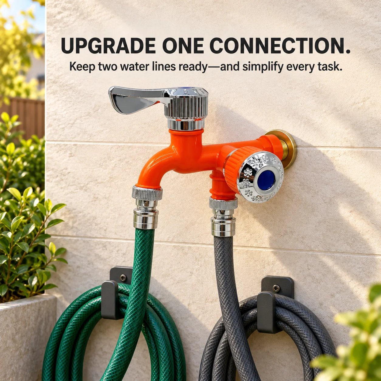 Dual faucet installation