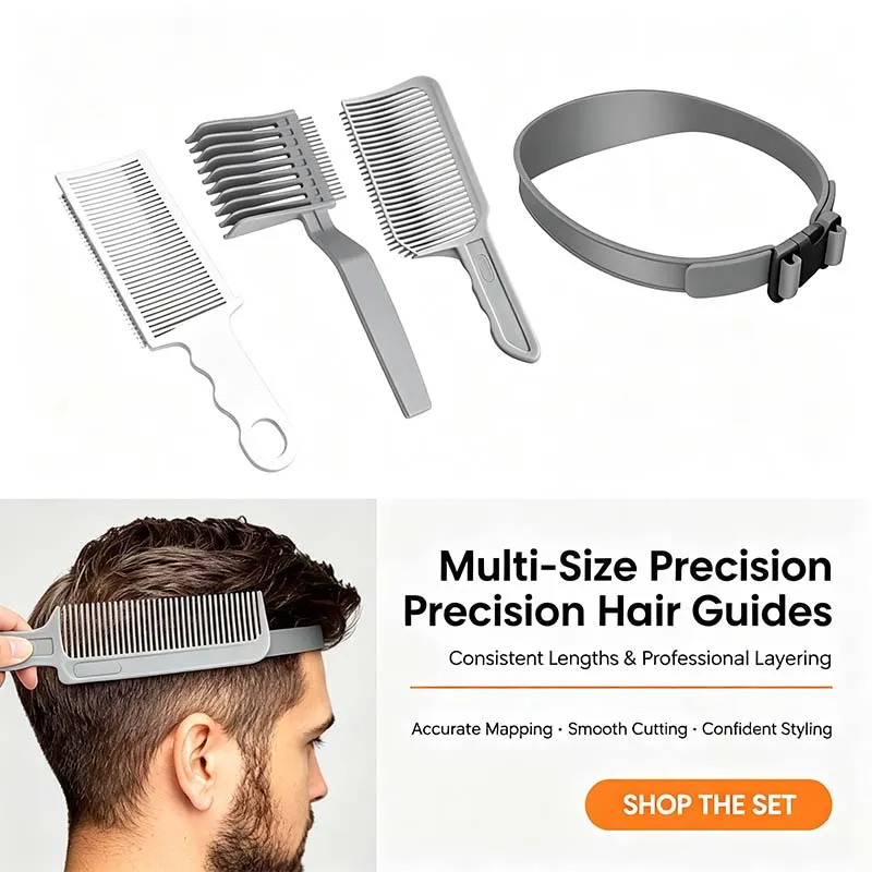 Step-by-step images showing how to thread and secure the silicone band