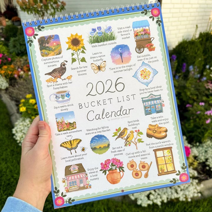 2026 Bucket List Calendar Overview