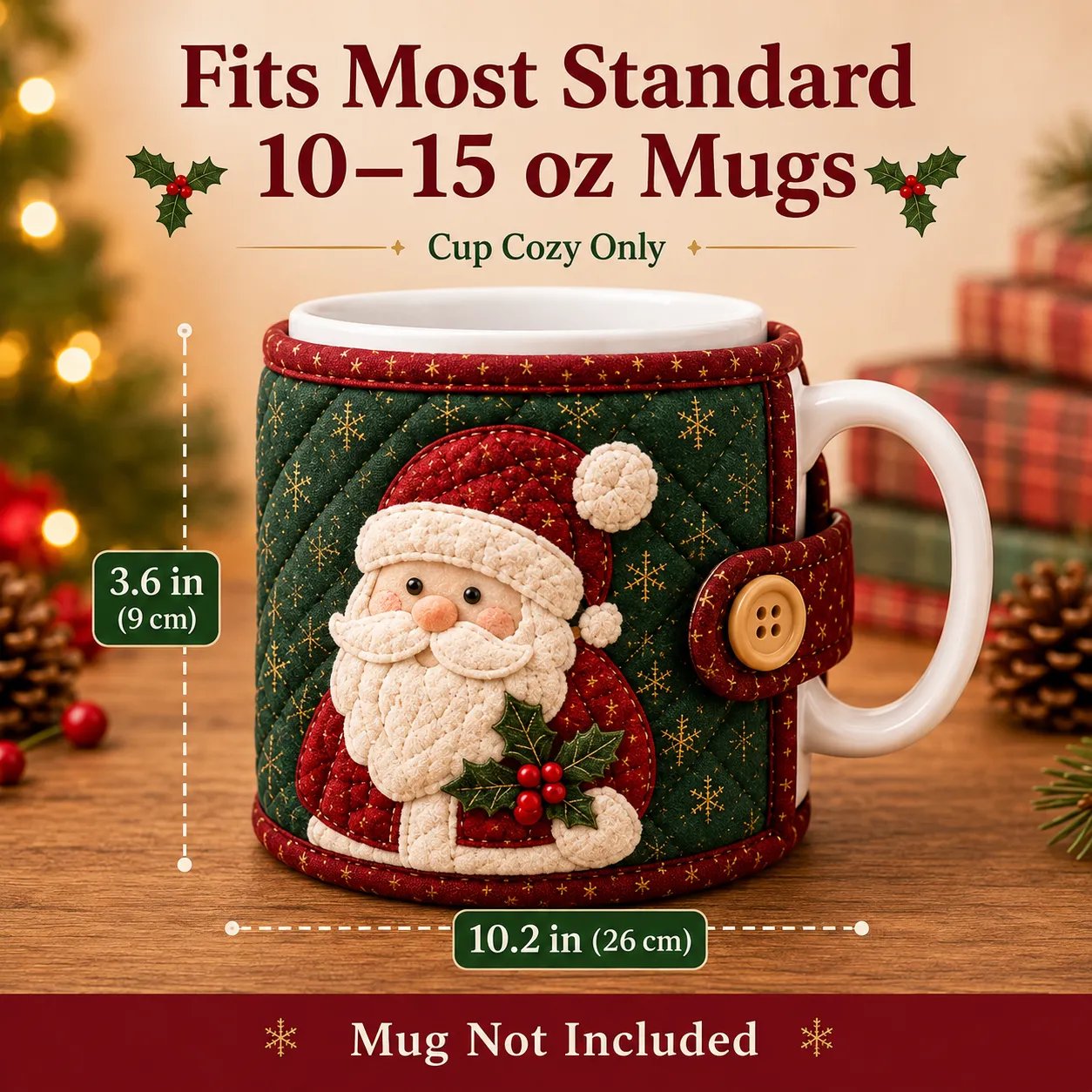 Christmas mug cozy kit materials Christmas mug cozy kit materials