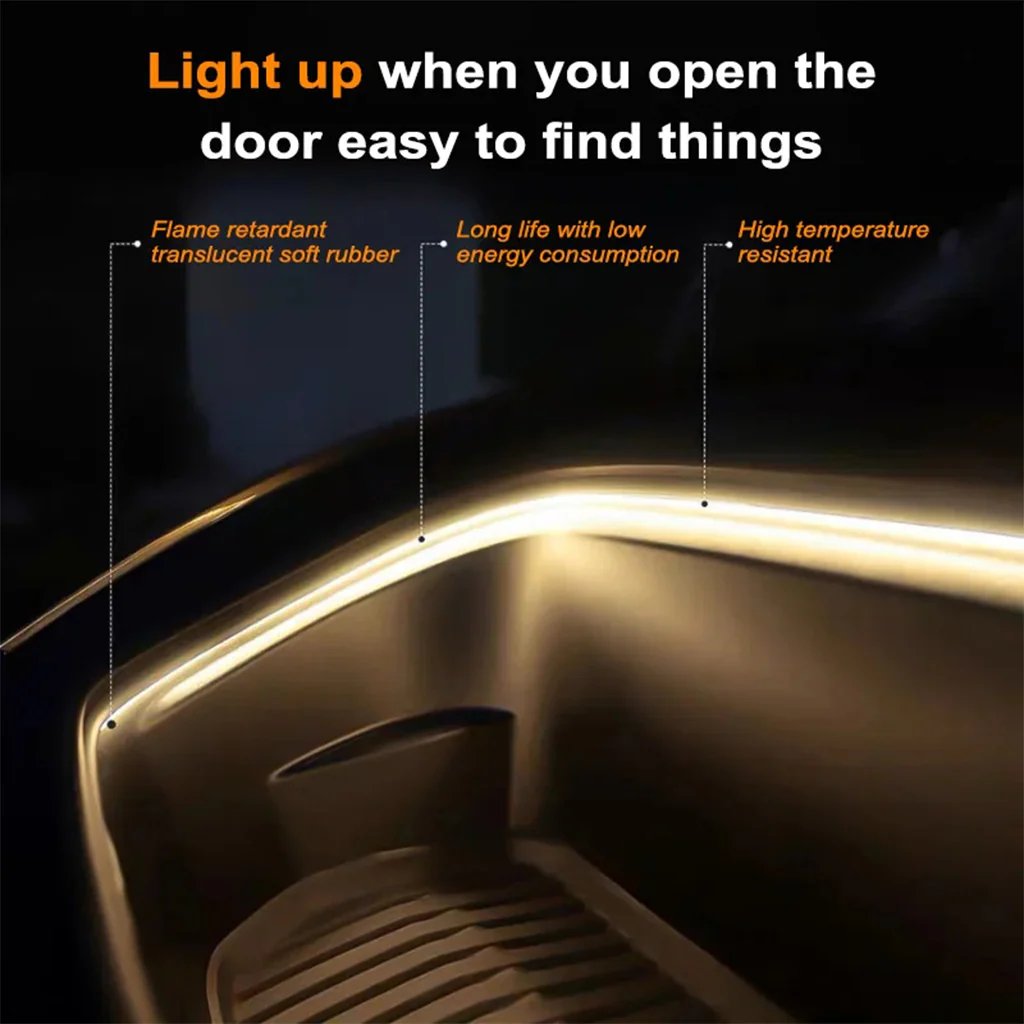 Flexible silicone automotive LED strip product feature image