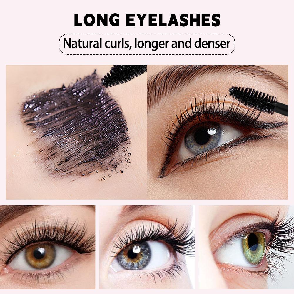 7D Waterproof Volume Mascara, Long Lasting Natural Curling Lashes for Professional Eye Makeup, Made for Women and Girls
