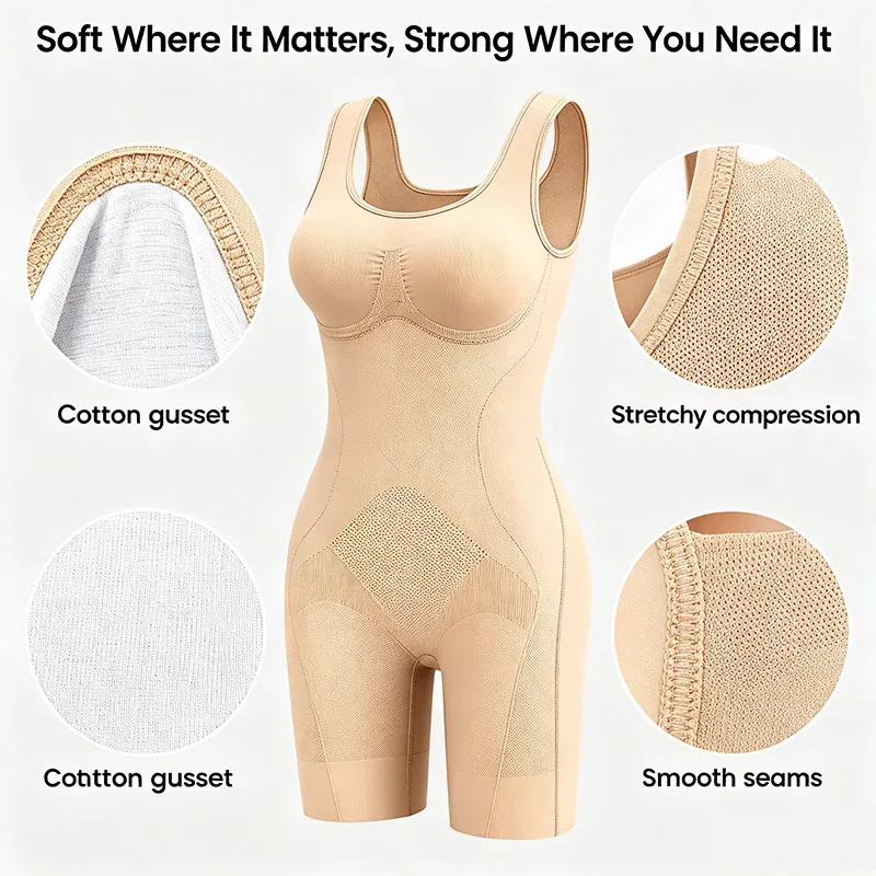Size chart showing US sizes S–3XL with bust, waist and hip ranges