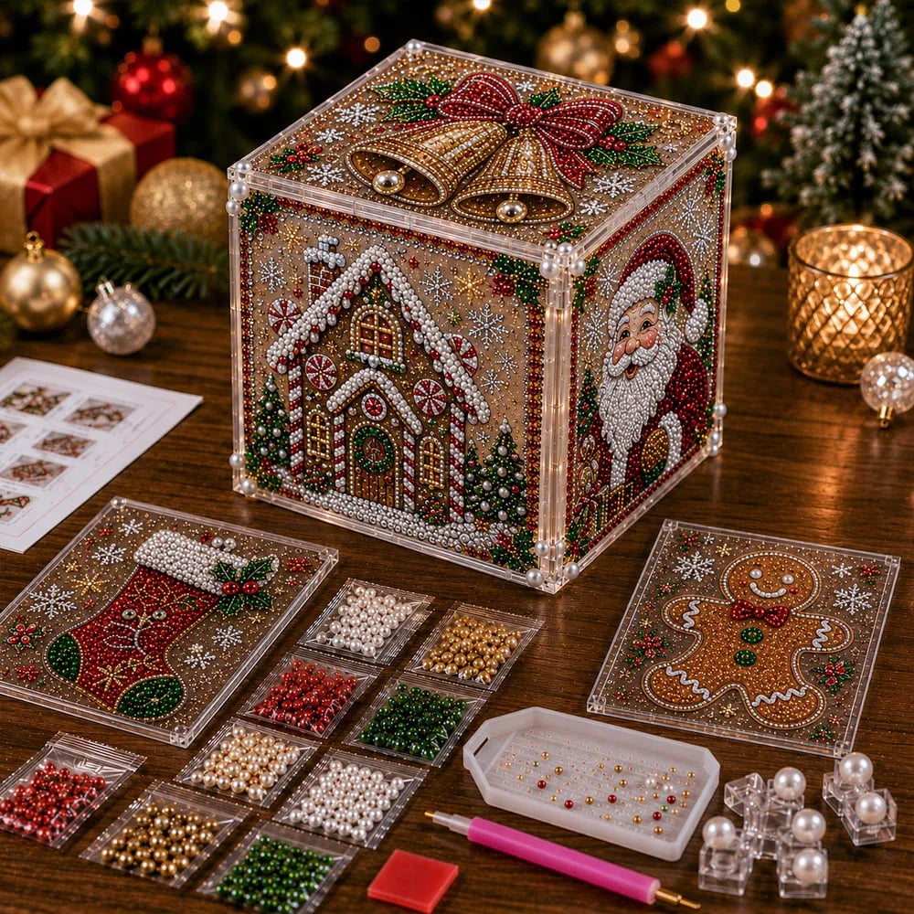 Different festive designs on panels